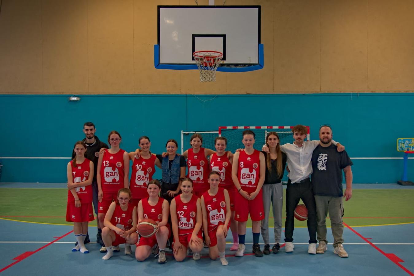 Une saison remarquable pour les U15 féminines du Folgoët-Lesneven Basket-club