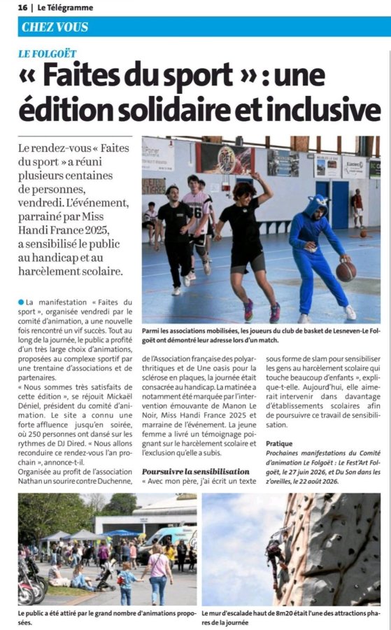 🏀 CARTON PLEIN POUR LA "FAITES DU SPORT" ! 🏀